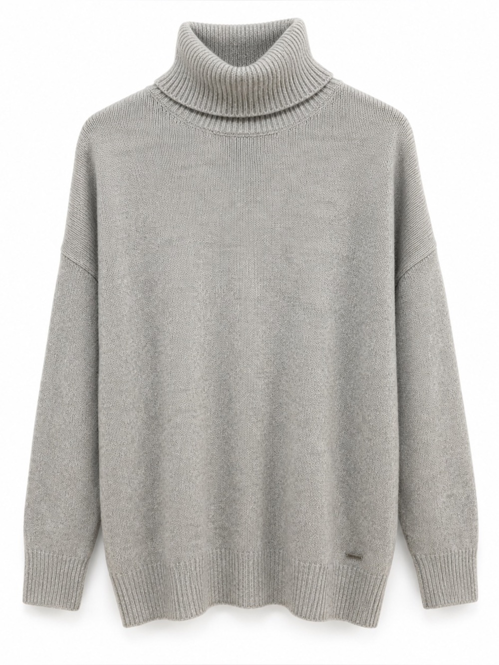 Calvin Klein Gray Turtle Neck Long Sleeve Warm Cozy Sweater size xsmall neutral